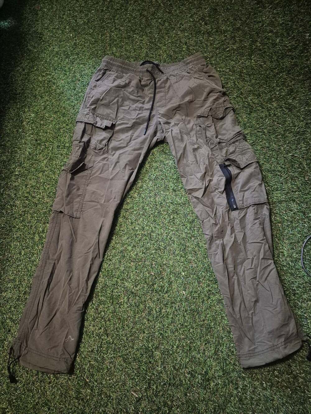 Aeropostale Cargo Pants Size M Olive Green Utility Jogger